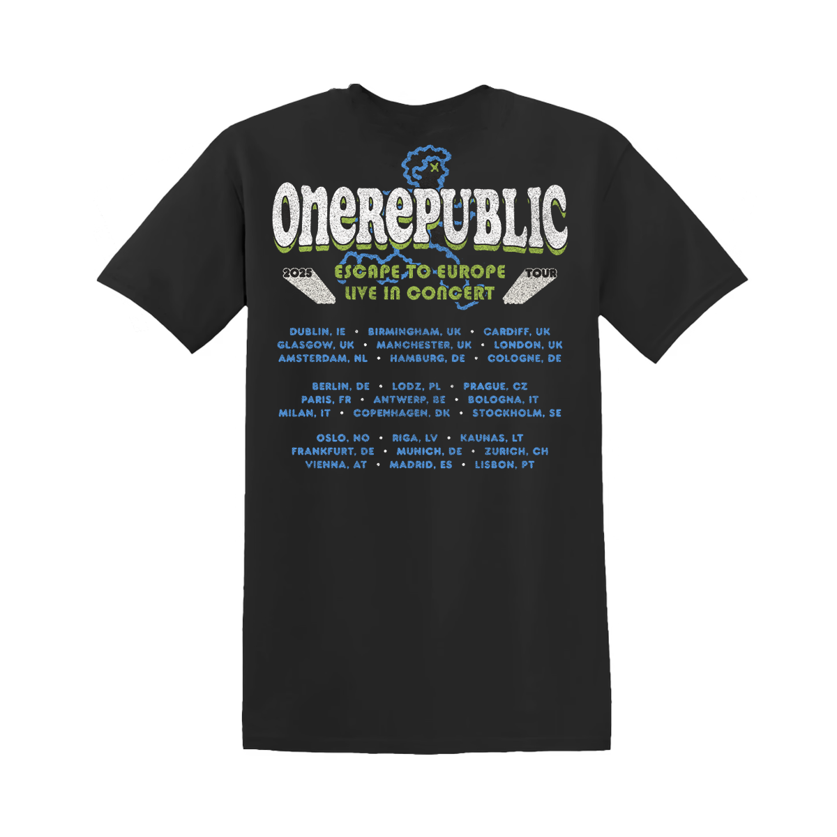 "Escape To Europe" Globe Tee