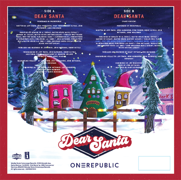 "Dear Santa" Vinyl Single