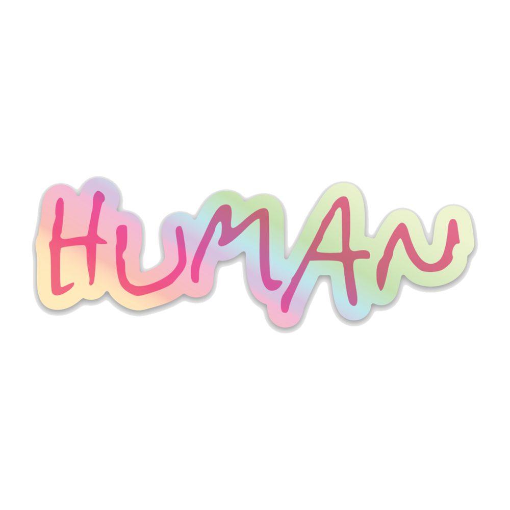 "HUMAN" STICKERS