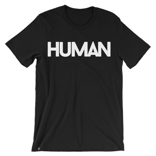 Black Unisex HUMAN Tee