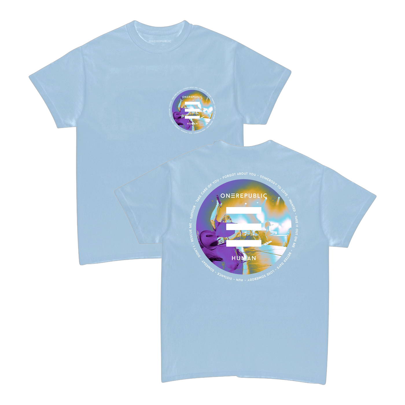 Human Tour - Blue Tee