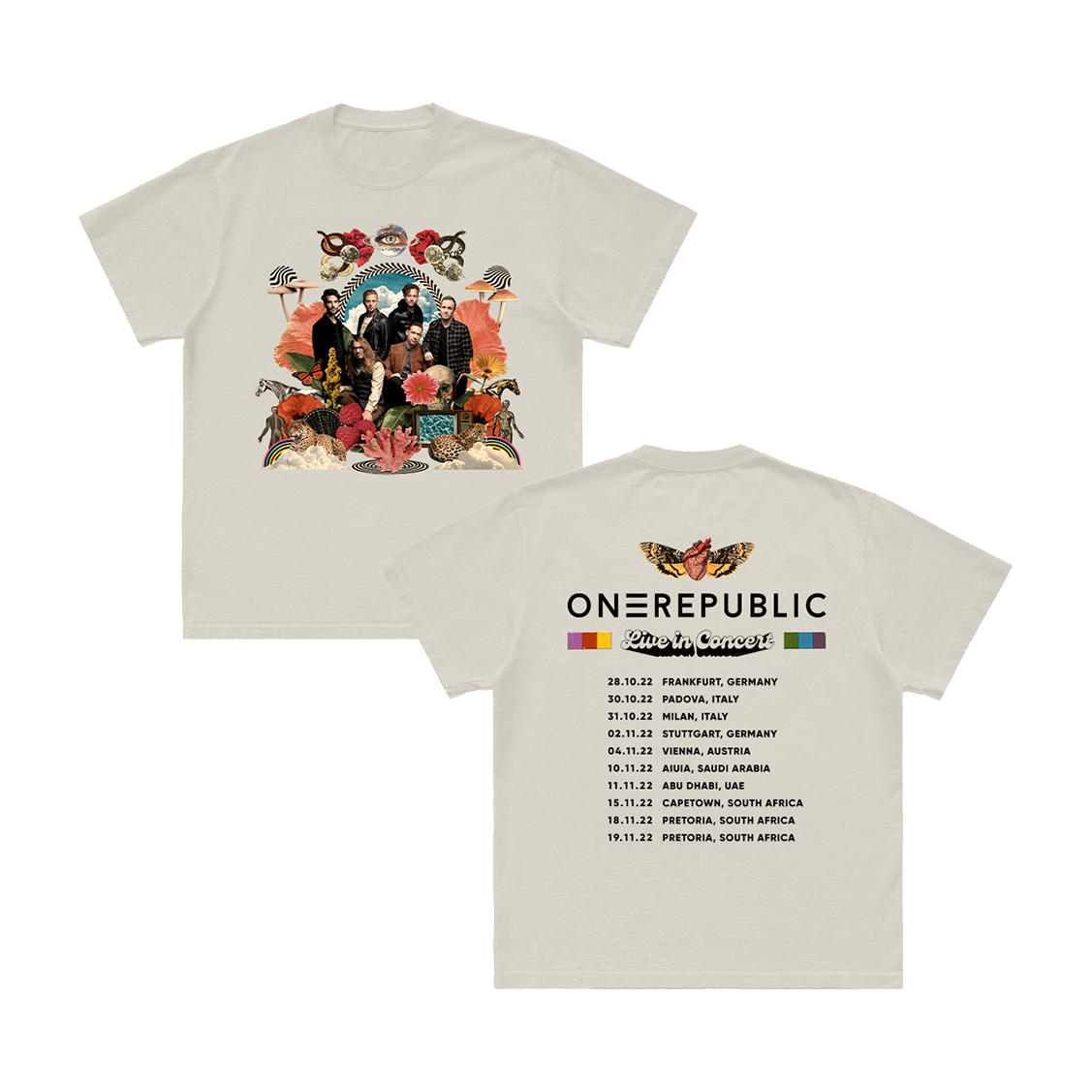 One Republic ワンリパブリック ツアー Tシャツ Mサイズ ツアーT Fall 2022 White Tour Tee – ONEREPUBLIC