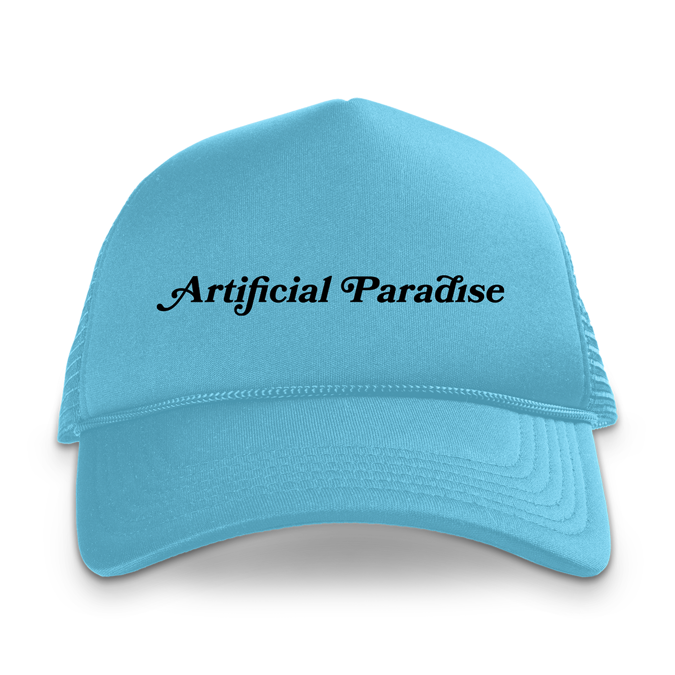 Blue Artificial Paradise Trucker Hat