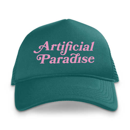 Artificial Paradise Teal Hat