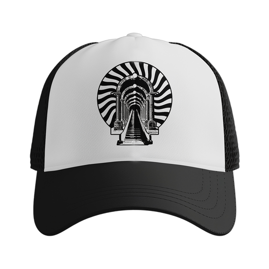 Artificial Paradise Spiral Trucker Hat