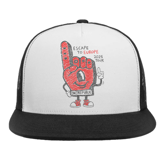 "Escape To Europe" Foam Finger Trucker Hat