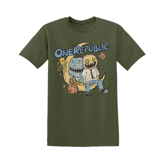 Green "Counting Stars" Gremlin Tee