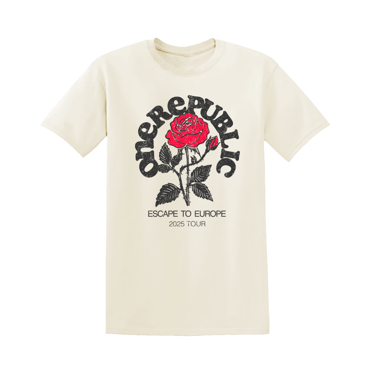 Women's "Escape To Europe" Rose Tee