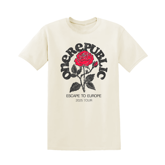 Women's "Escape To Europe" Rose Tee
