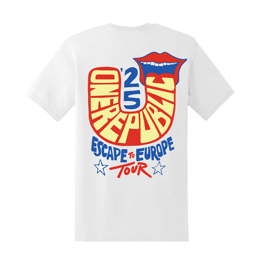 Escape To Europe Lips Tee