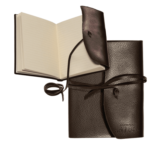 "Wild Life"  Embossed Leather Journal